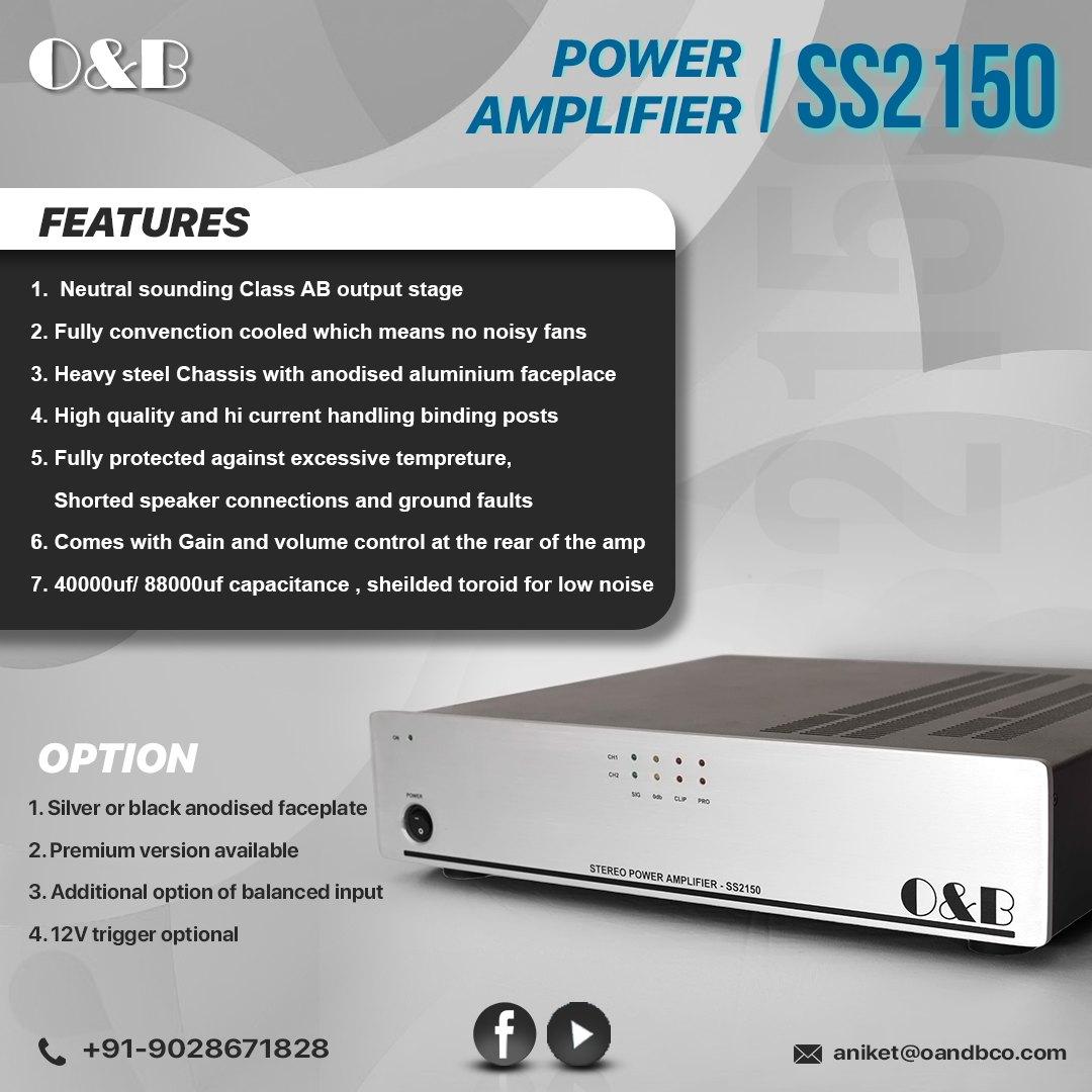 O&B SS2150 Power Amplifier